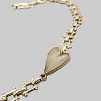 Collar Corazones de Cristal de Cuarzo.