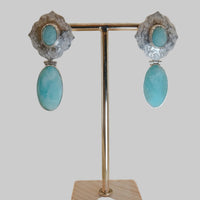 Aretes Amazonita