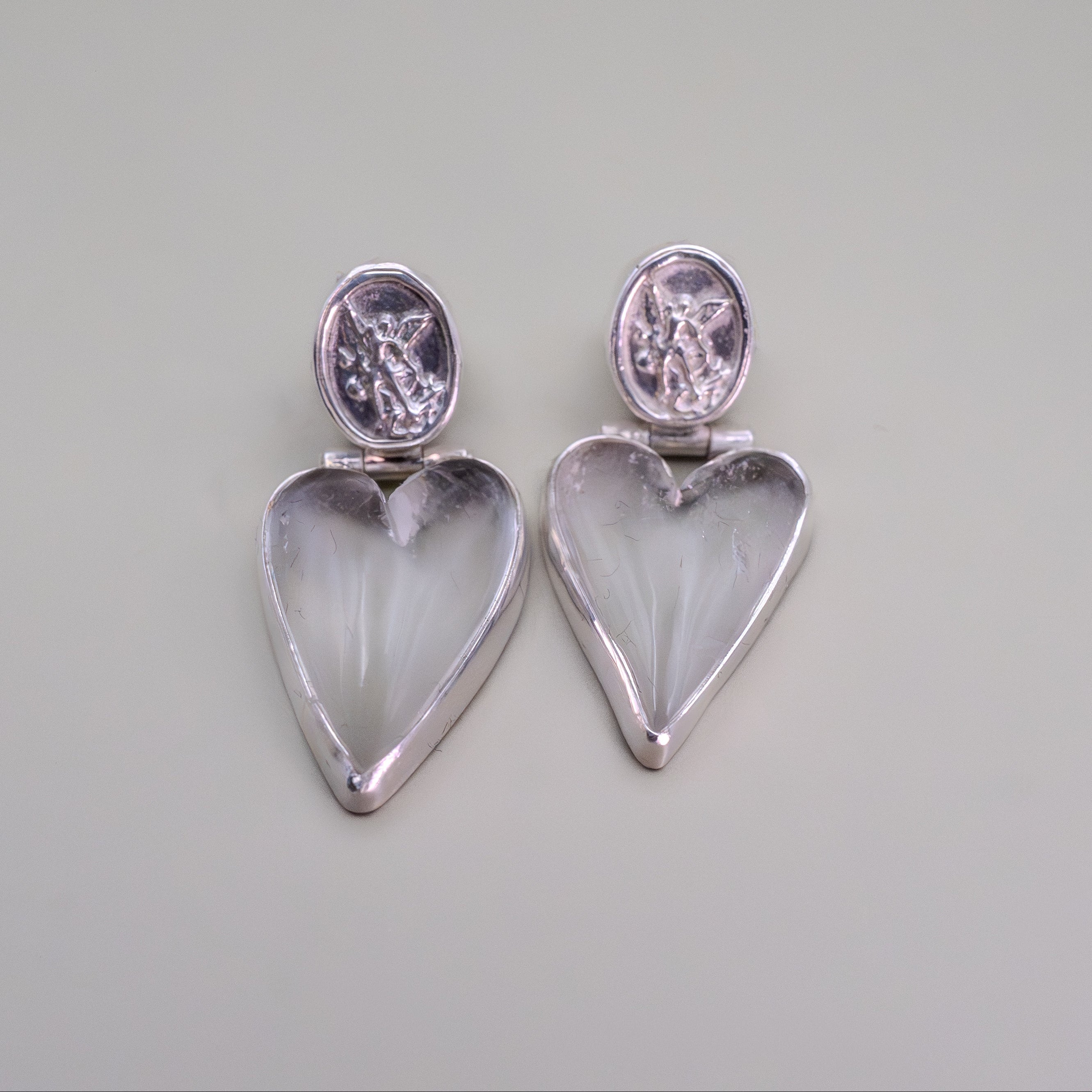 Aretes Corazones de Luz